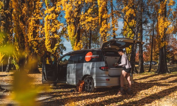 Autumn road trip in New Zealand