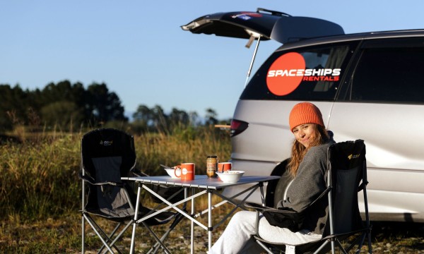 Space Traveller camping table chairs coffee