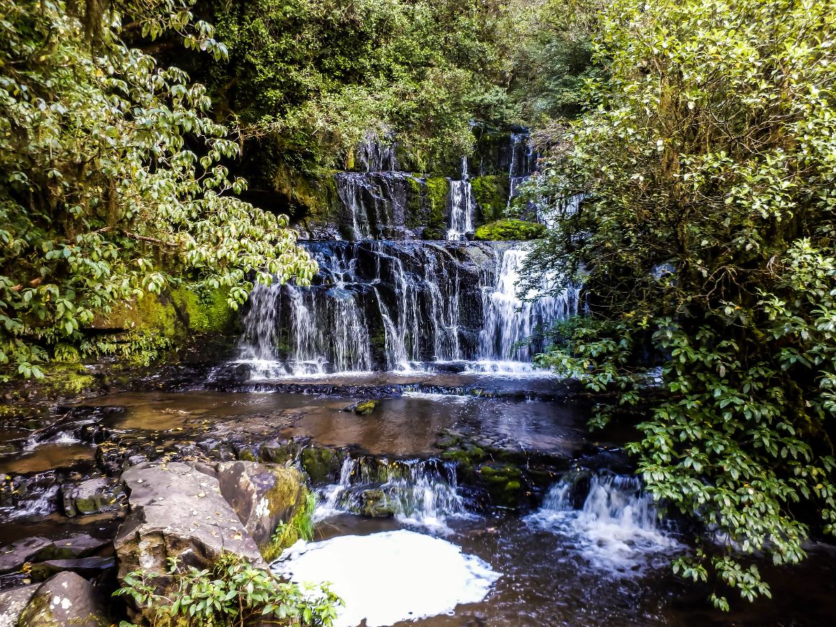 Amazing waterfalls in the Catlins area