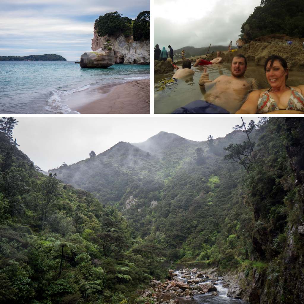 Auckland to Coromandel: fun at Hot Beach & Cathedral Cove