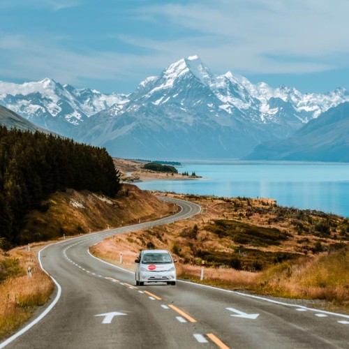 New Zealand road trip view