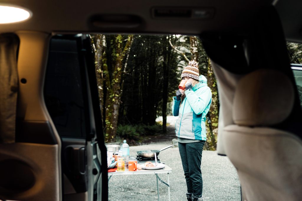 Stay warm in winter with these optional accessories for your campervan road trip
