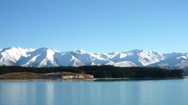 New Zealand winter amazing view