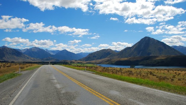 new zealand south island road